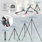 Manbily Carbon Fiber Hunting Tripod ball Head  Arca Swiss picatinny Adapter -us