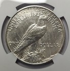 1921 High Relief Peace Silver Dollar Ngc Unc Details Cleaned