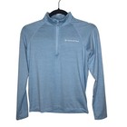 Vineyard Vines Boys Sankaty 1 4 Zip Pullover Light Blue Striped Size M 12-14