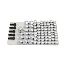75x Bolt Nut Topper Caps Dress Covers Kit Fit For Harley Flt   Flh 2007-2013