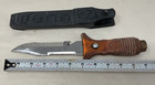 Vintage Dive Knife Wenoka Blackie Collins No 8535 Japan Scuba Diving With Sheath