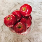 12 Large Vintage Faux Red Apples Rustic Farmhouse Bowl Filler Decor