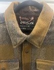 Filson Lined Mackinaw Wool Jac Shirt   Size Xl   Dark Military Plaid   Nwot