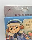 Hallmark Raggedy Andy Baby Boy Birth Announcements Nip