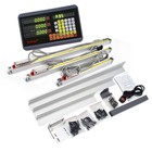 Toauto 3 Axis Digital Readout  3pc Linear Scale 150 300 550mm Dro Kit us Stock