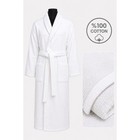 White Bathrobe 100  Cotton L-xl Turkish Towel Robe Soft Spa Hotel Quality Unisex