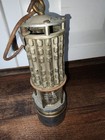 Antique Miners Flame Safety Lamp  Bureau Of Miners America J w  Fisher