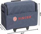 Singer Universal Sewing Machine Carrying Case With Wheels  20 5    Durable     