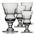 Vintage Absinthe Glass Set Of 4 - Classic Reservoir Pontarlier Style Drinkware