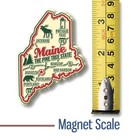 Maine Premium State Magnet By Classic Magnets  2 2  X 3 