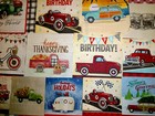 39 Antique Vintage Prints Trucks Cars   Lot Mixed Paper Napkins Decoupage Crafts