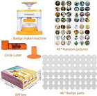 Button Maker Machine  55mm 2 16in Pin Maker With 48pcs Button Parts And 48pcs Ra