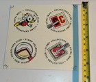Vintage Royal Mail Stamp Collectors Club Stickers