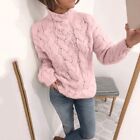 Women Ladies Sweater Long Sleeve Knitted Sweaters Loose Work   Pullover