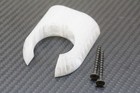 Baseball Bat Display Holder Bracket - Vertical Wall Mounted Hanger - Clear