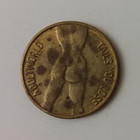 Adult World Nude Woman Heads Or Tails Coin Token 24mm