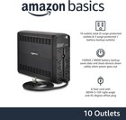 Amazon Basics 1500va Ups Battery Backup   Surge Protector With 10 Outlets  New