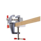3 5  Miniature Vise Small Jewelers Hobby Clamp On Table Bench Tool Vice Aluminum