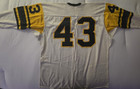 1962   65 Pittsburgh Steelers Glenn Glass Game Used Worn Away Jersey Sz 48 Vintage