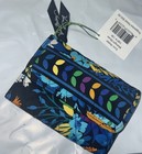 Vera Bradley Euro Wallet In Miss Ight Blues  Nwt Non-outlet Version 