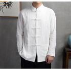 Men s Lightweight Breathable Shirt Traditional Kung Fu Chinese Style Retro Tops