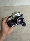 Vtg Nikon Fg 35mm Slr Film Camera Body  Agfatronic 261 Cb    