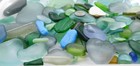 Genuine Beach Sea Glass Big Mix Color Irregular Lot Surf Tumbled Rare 