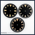 Nh35 Nh36 Vintage Dial   Hand Set 28 5mm California Explorer Military No Date