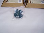 Free Ship Longaberger St Patrick Irish Shamrock 4 Leaf Clover Basket Knob