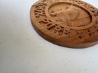 Funny 3d Carved Wood Sign  Bull On Toilet  Rustic Gag Gift