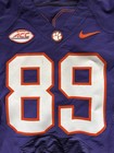 Clemson Tigers Football Jersey Mens 44 Purple Game Worn Team Issued Nike  89