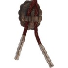 Sterling Silver Concho Bolo Tie Native American Sty Western Cowboy Vintage
