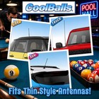 Cool Billiards Pool 9 Nine Ball Antenna Ball Topper Car Accessory  new   rare 