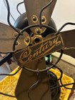 Century Brass Blade 16  Oscillating Fan Model 154  4-speed Works   All Original
