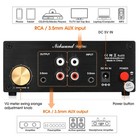 Analog Vu Meter Stereo Audio Visualizer Sound Level Meter Display W  Rca Aux In