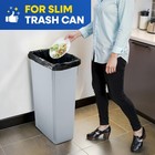 Plastic Prince 23 Gallon Trash Bags 1 Mil Black Waste Bags Fits Slim Jim 23 Gal