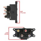 Caltric 4015095 4013465 Winch Contactor Solenoid Relay W  Caps For Polaris
