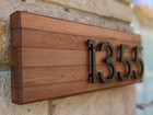 4 Inch Modern House Address Numbers Letters  Color Choices
