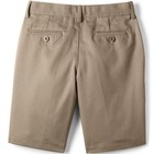 Lands End Boys School Uniform Khaki Chino Shorts Size 14 Stain Resistant New