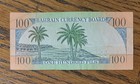 Bahrain 100 Fils  Crisp Vf Banknote  Scarce 