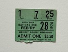 Chicago Original 1970 Concert Ticket Stub W Newspaper Terry Kath Peter Cetera