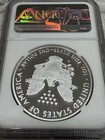 2019-w American Silver Eagle  1 Proof Pf 69 Ultra Cameo Ngc First Day Of Issue