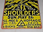 Fugazi   Shoulder Tin metal Wall Sign 8  X 12  Concert Poster Punk  new 