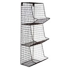 Wire Wall 3 Storage Bin Fruit vegetable Basket Primitive Rustic Farmhouse Decor