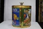 Bird s Custard Tin Canister 8 Sided Tin Used Empty Bird s Custard Powder