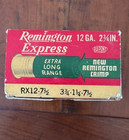 Vtg Remington Express 12 Ga Shotgun Shell Box Kleanbore Extra Long Range - Empty