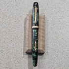Vintage Epenco Lever Fill Green Pearl With Pointed Ends Ny Nib 5  Fountain Pen