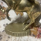 Solid Brass Vintage Pegasus Winged Horse Mythical Fantasy Figurine 7  X 7