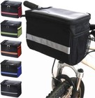 Collapsible Bike Basket Large Capacity Bike Handlebar Bag Front Storage Pouch