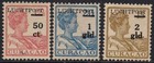 1929 Curacao - Airmail No  1 3 Set Of 3 Values - Mnh  